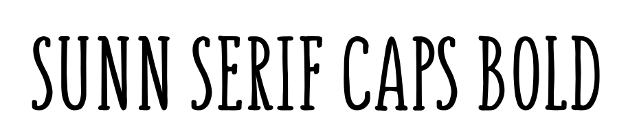 SUNN Serif Caps Bold Font Download Free
